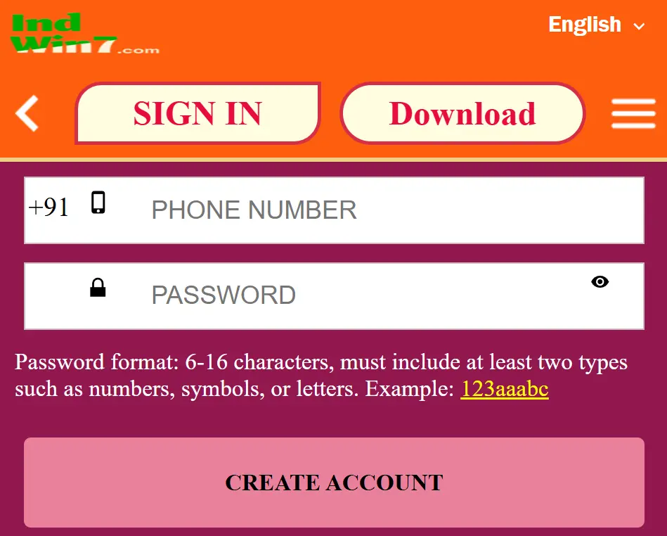 Indwin7 Login